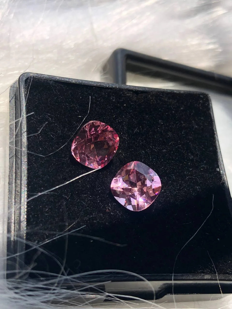 Pink Sapphire Cushion Cut Gemstone