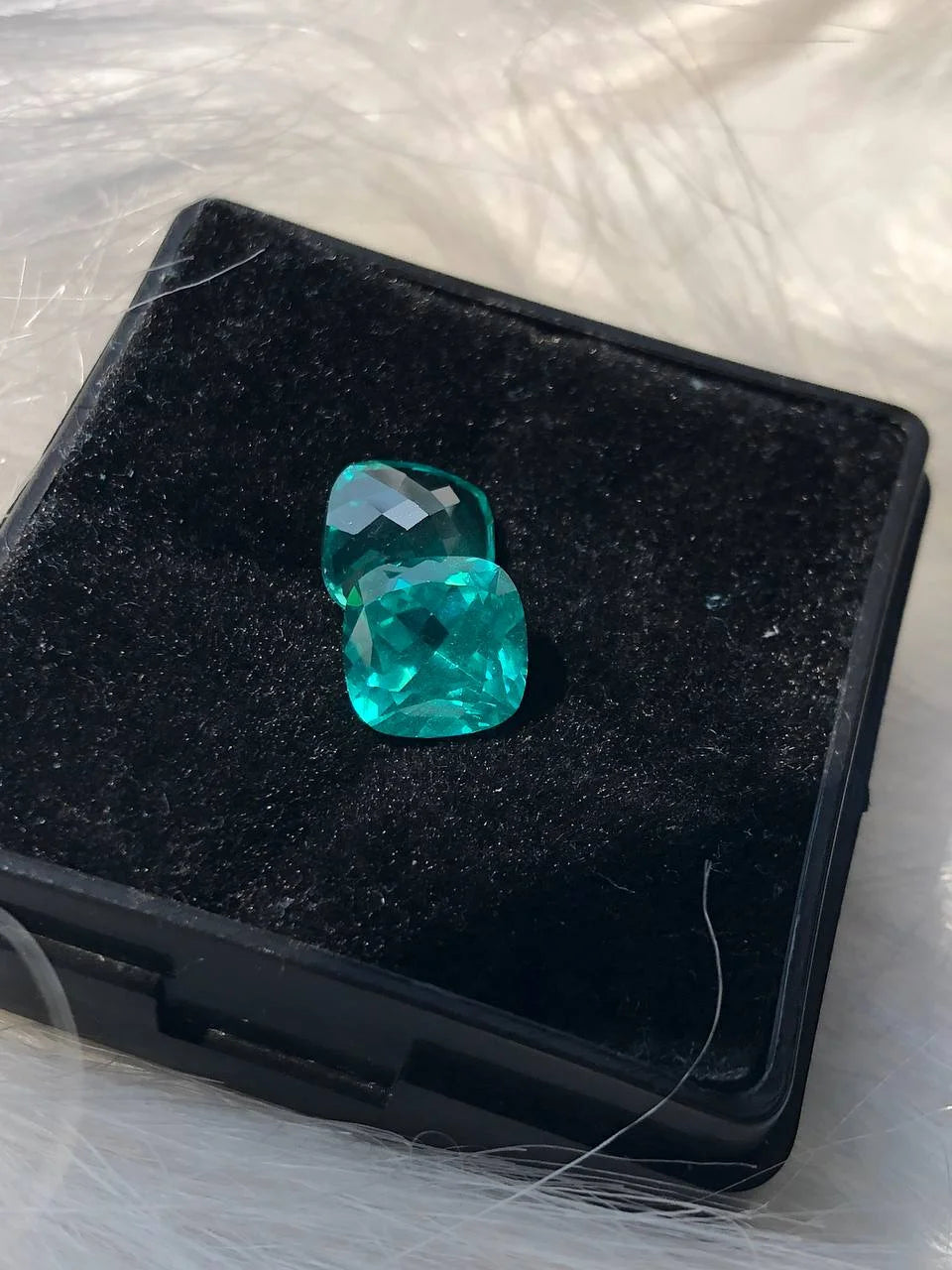 7.03CT Cushion Blue Paraiba Gemstone