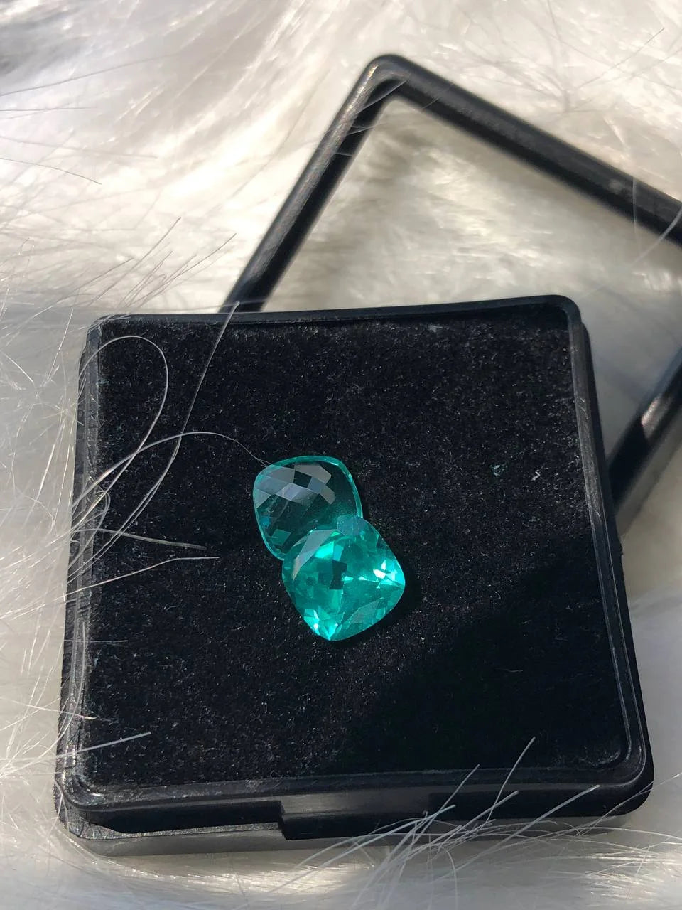 7.03CT Cushion Blue Paraiba Gemstone