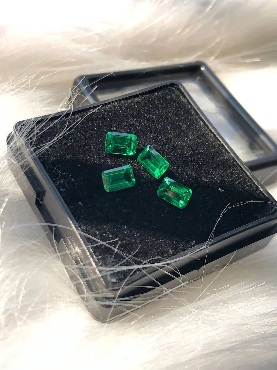 Lab Created Emerald Green Gemstone