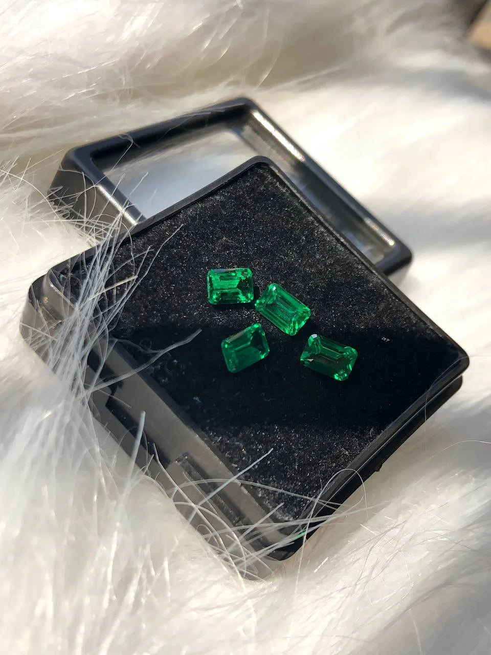 Lab Created Emerald Green Gemstone