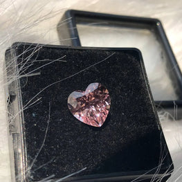 Heart Cut Pink Sapphire Gemstone