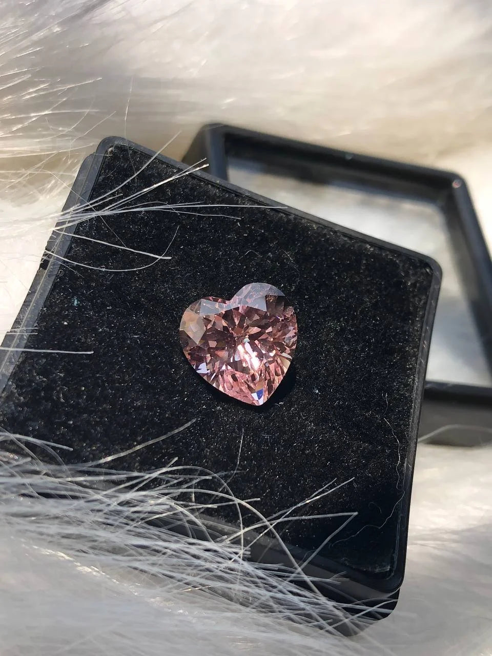 6.306 CT Heart Shape Pink Sapphire Lab Created Loose Single Gemstone Ideal For Stunning Jewelry
