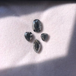 Multi Shape Black Natural Diamond
