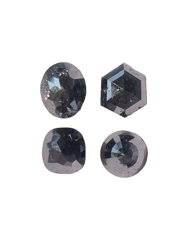 8.76Ct Black Natural Diamond Mix Shape
