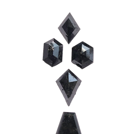 8.25Ct Mix Shape Black Natural Diamond