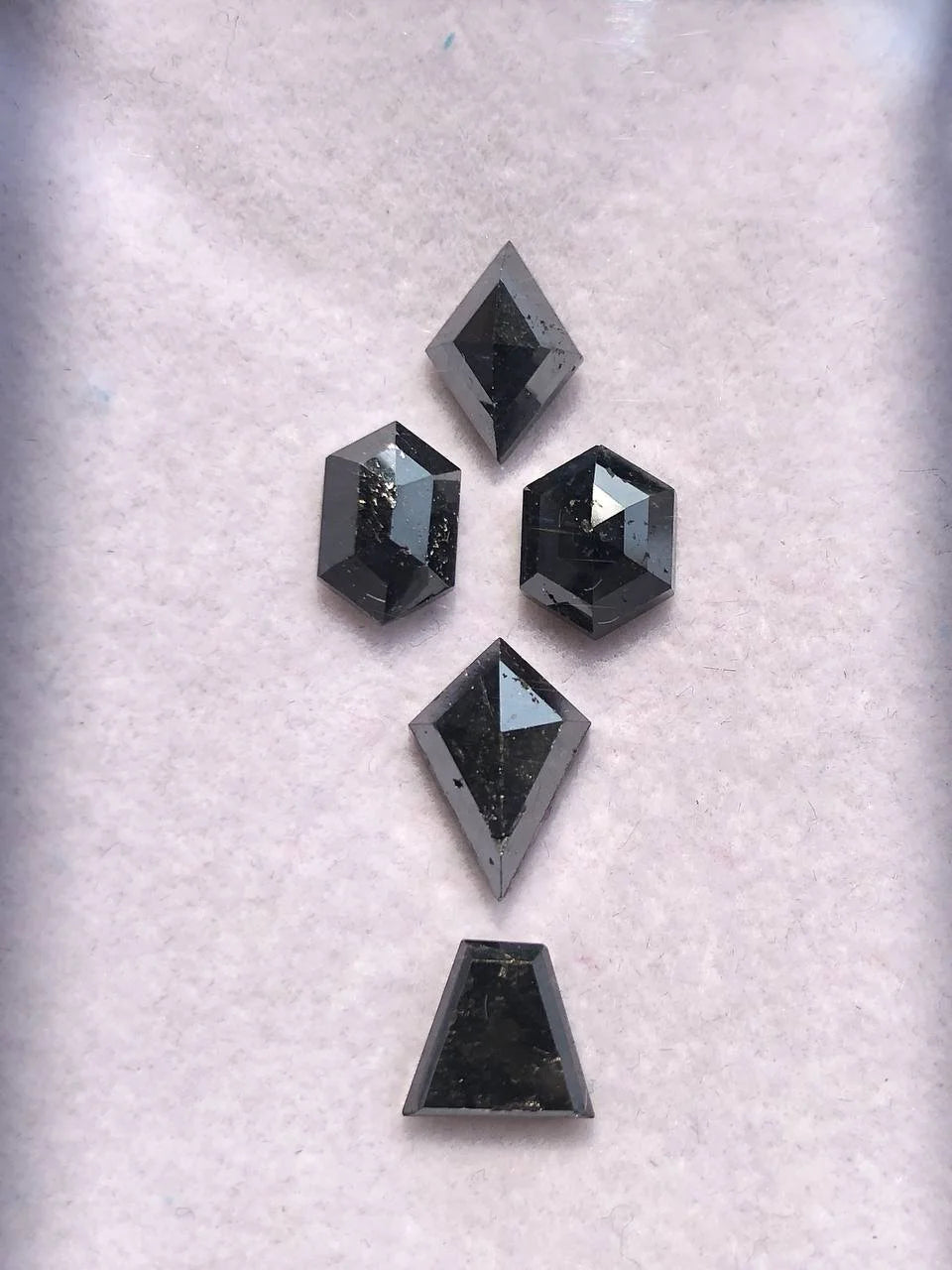 8.25Ct Mix Shape Black Natural Diamond