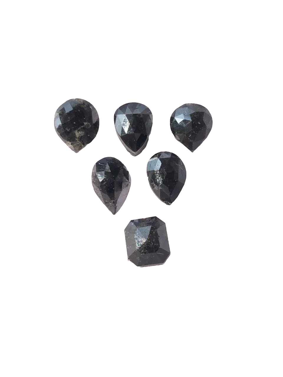 Mix Shape Black Natural Diamond