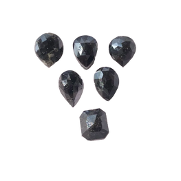 Mix Shape Black Natural Diamond