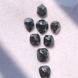 14.09Ct MiX Shape Black Diamond