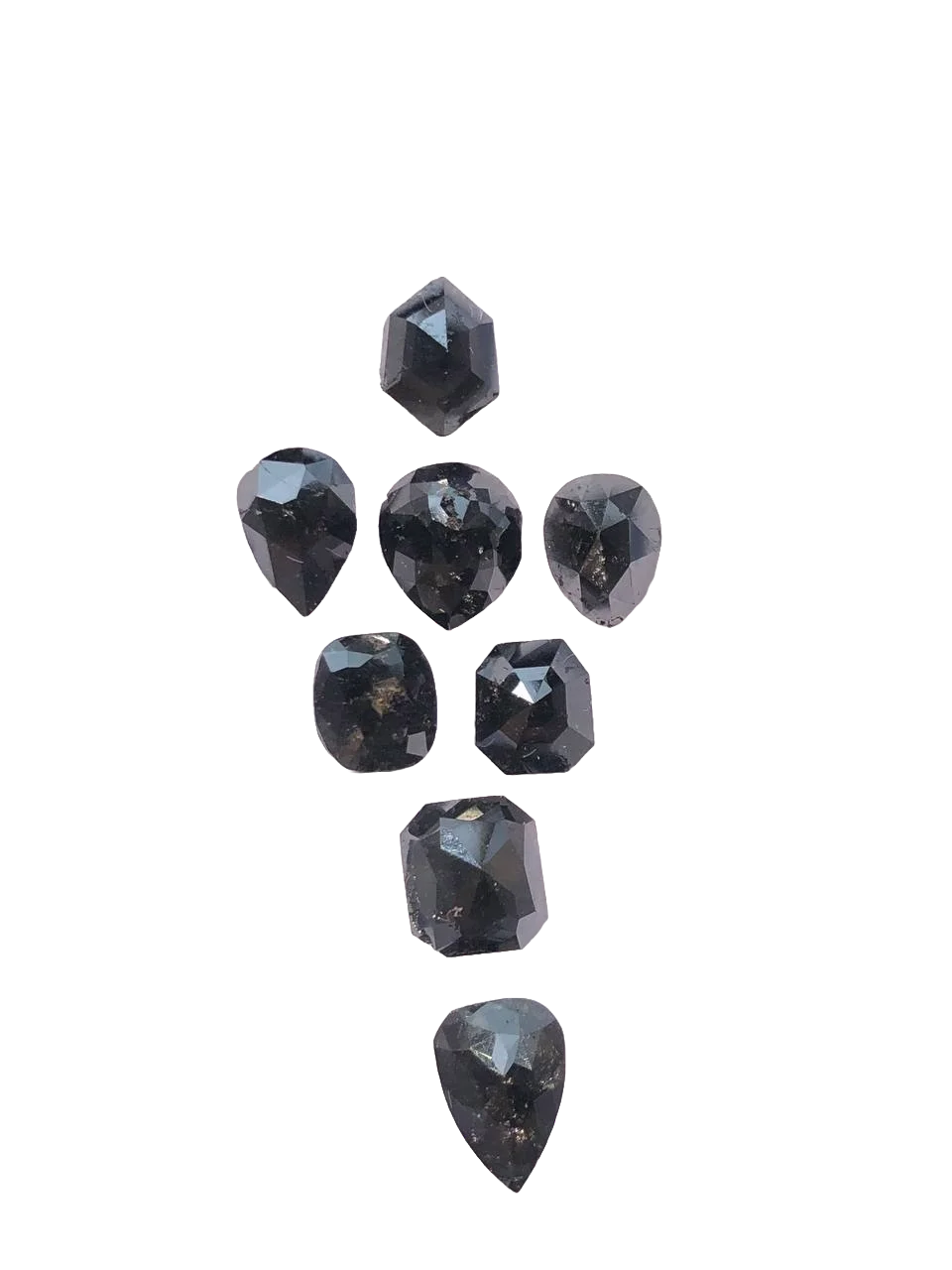 14.09 CT Natural Loose Diamond Mix Cut Black Diamond Gorgeous Jewelry Making Diamond
