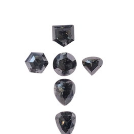 Stunning 10.27 Ct Natural Loose Black Diamond Mix Shape Perfect For Exquisite Jewelry Designs