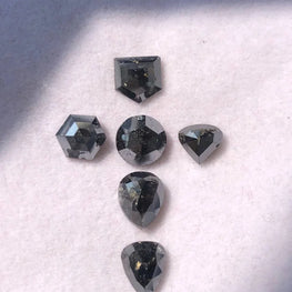 Mix Shape Natural Black Diamond