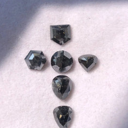 Stunning 10.27 Ct Natural Loose Black Diamond Mix Shape Perfect For Exquisite Jewelry Designs