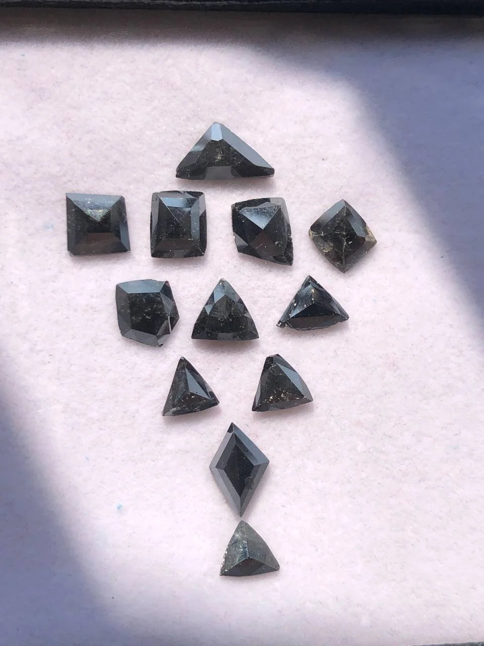 11.94 Ct Mix Shape Black Diamond