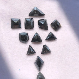 11.94 Ct Mix Shape Black Diamond
