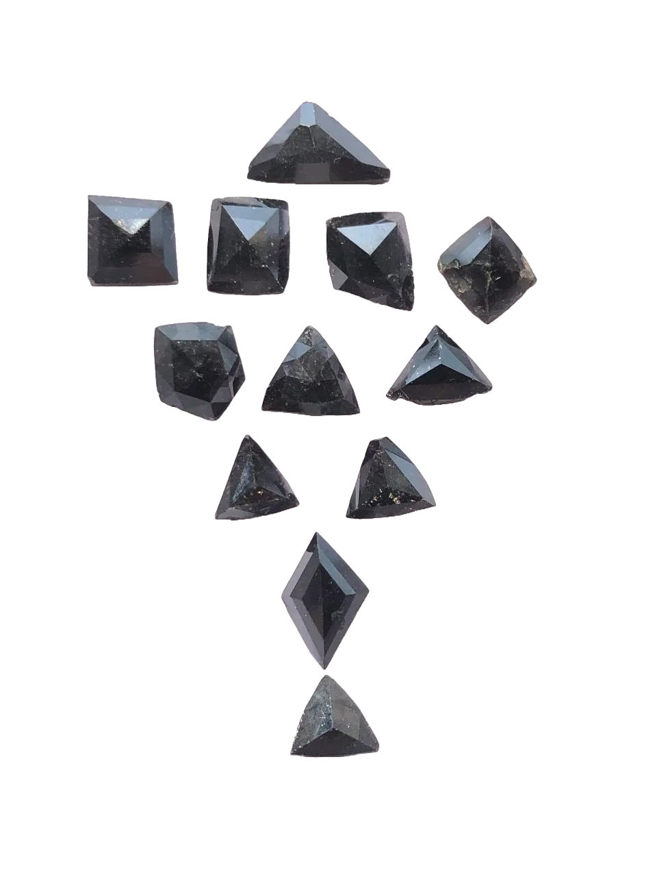 11.94 Ct Mix Shape Black Diamond