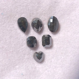 Exquisite 9.65 CT Natural Black Diamond Mix Shape Diamond Ideal For Stunning Jewelry
