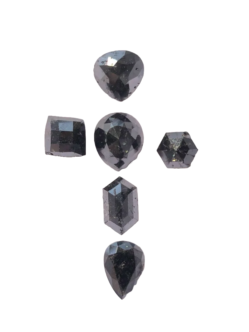 16.75 CT Natural Black Diamond Mix Shape Loose Diamond For Jewelry Making
