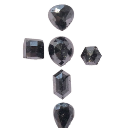 16.75 CT Natural Black Diamond Mix Shape Loose Diamond For Jewelry Making