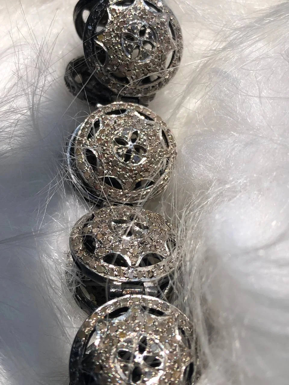 Art Deco Sterling Silver Diamond Bracelet: Stunning Birthday Surprise Gift