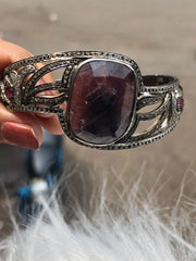 Oval Art Deco Sterling Silver Bracelet