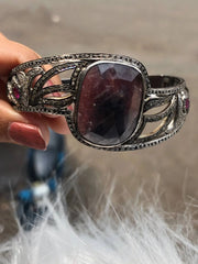Oval Art Deco Sterling Silver Bracelet