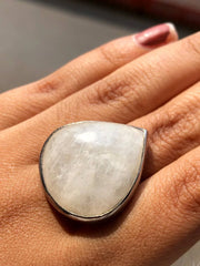 Pear Cut Opal Gemstone Stunning Ring