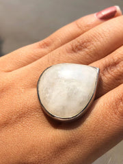 Pear Cut Opal Gemstone Stunning Ring