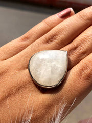 Pear Cut Opal Gemstone Stunning Ring