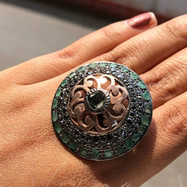 Delicated Vintage Dome Ring