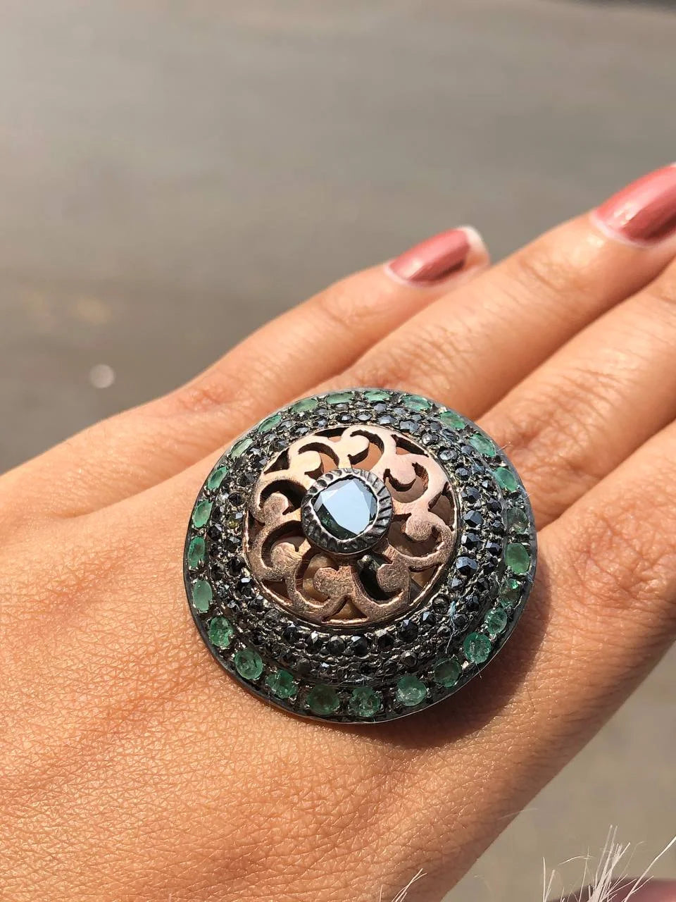 Delicated Vintage Dome Ring