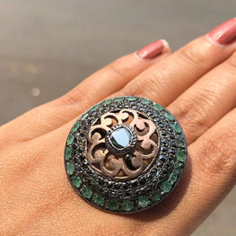 Delicated Vintage Dome Ring