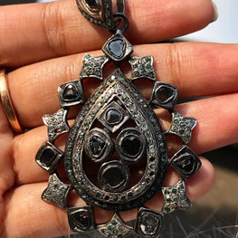 Vintage Style Sterling Silver Pendant