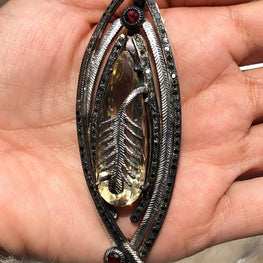 Vintage Deco Style Unique Pendant