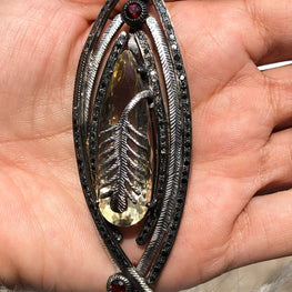 Vintage Deco Style Unique Pendant