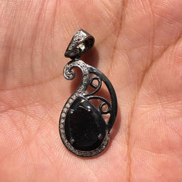Art Deco Silver Delicated Pendant