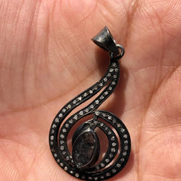 Natural Diamond Delicate Pendant