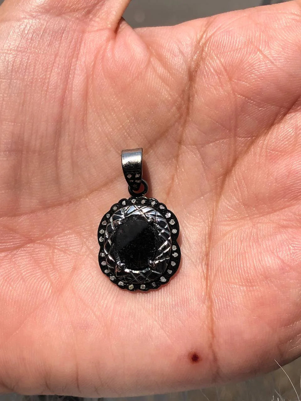 Natural Diamond Delicate Pendant