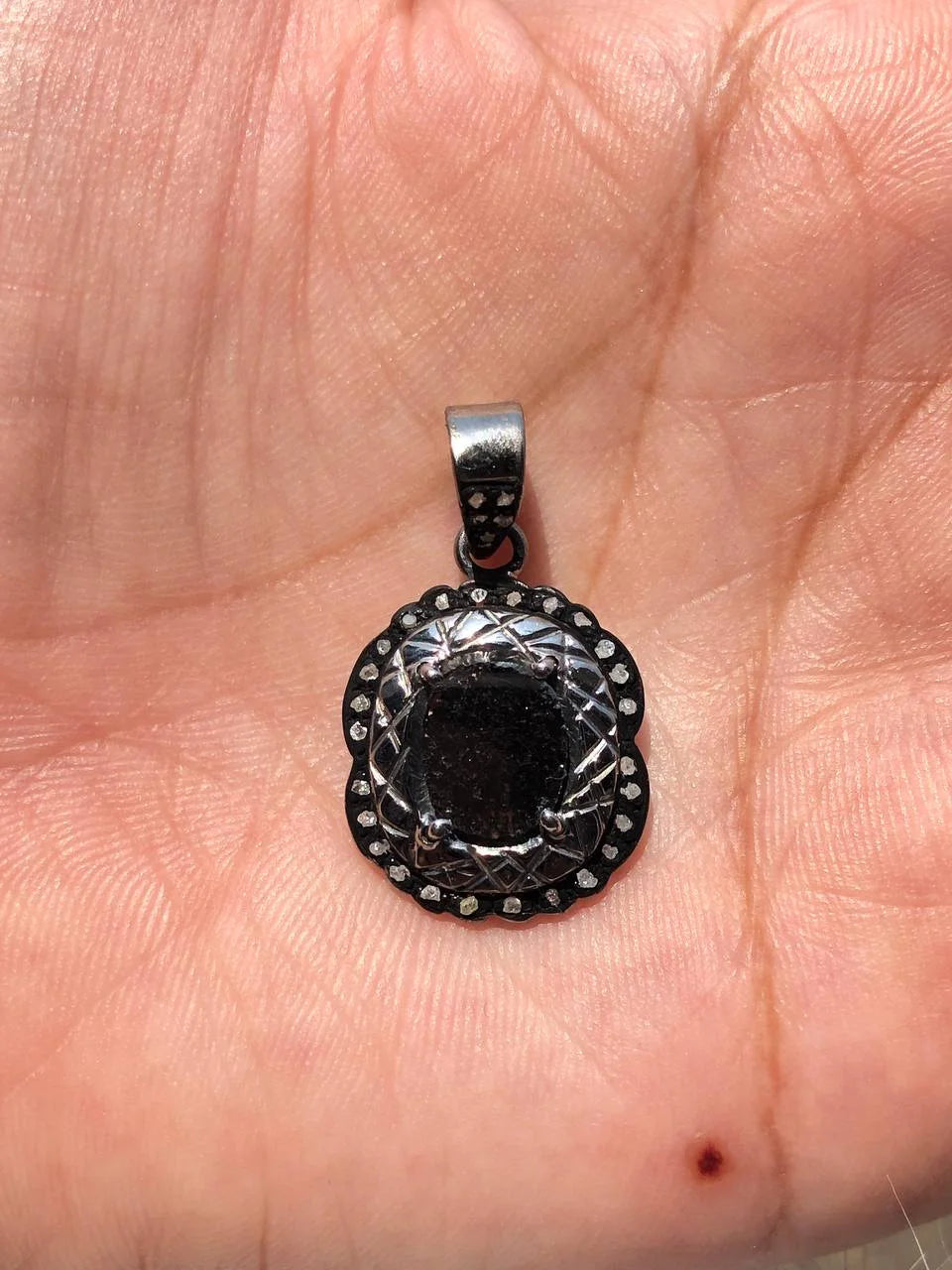 Natural Diamond Delicate Pendant