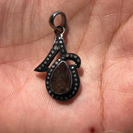 Small Natural Diamond Pendant