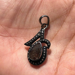 Small Natural Diamond Pendant
