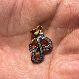 Classic Initial Letter "P" Charm