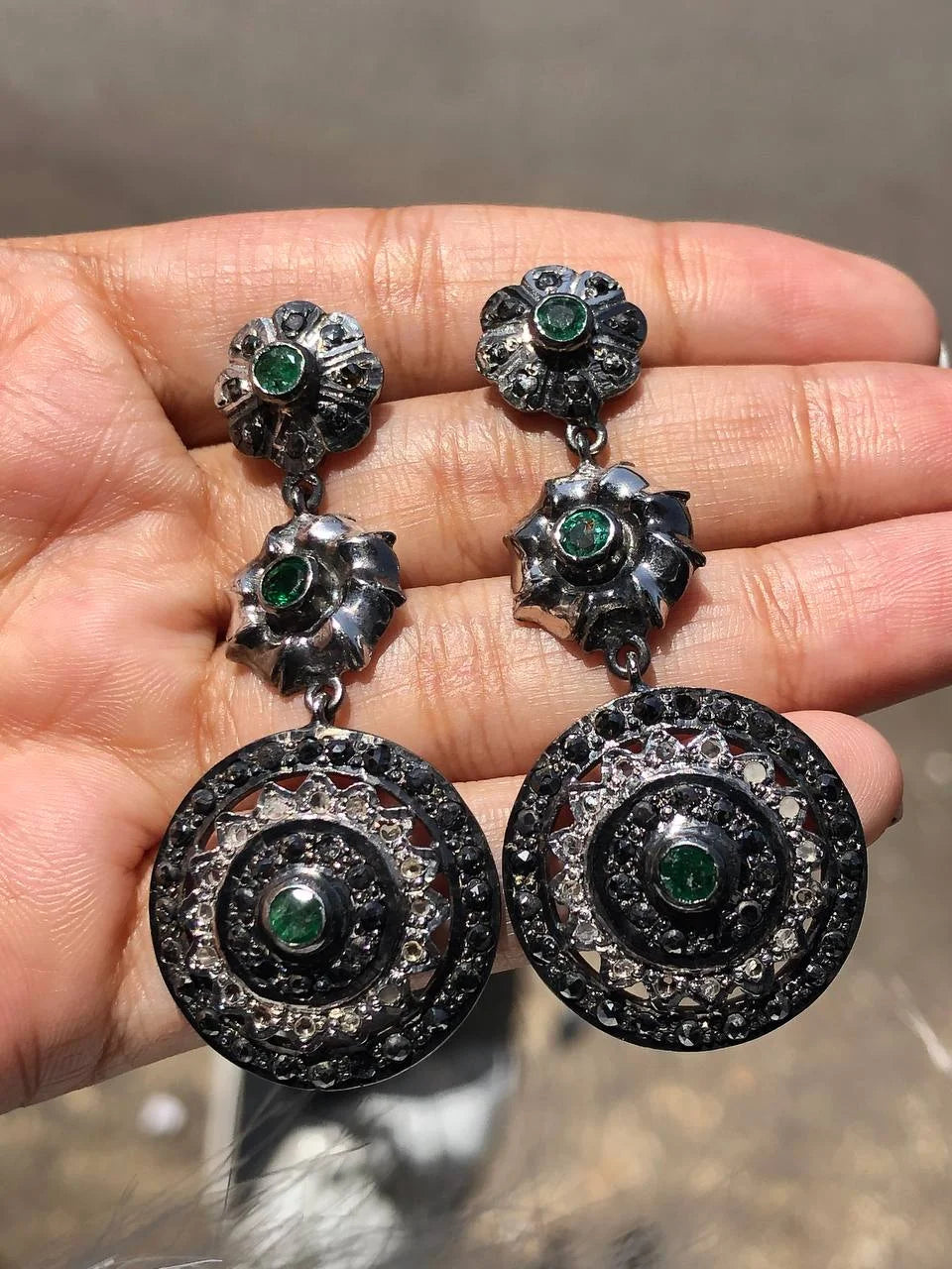 Elegant Dangle Silver Earring