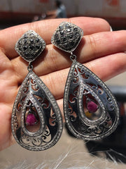 Vintage Style Setrling Silver Earring