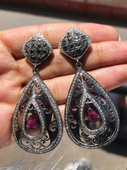 Vintage Style Setrling Silver Earring
