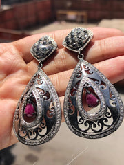 Vintage Style Setrling Silver Earring