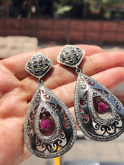 Vintage Style Setrling Silver Earring