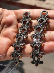 Natural Diamond Dangle Earring