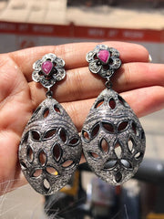 Art Deco Silver Delicated Earring